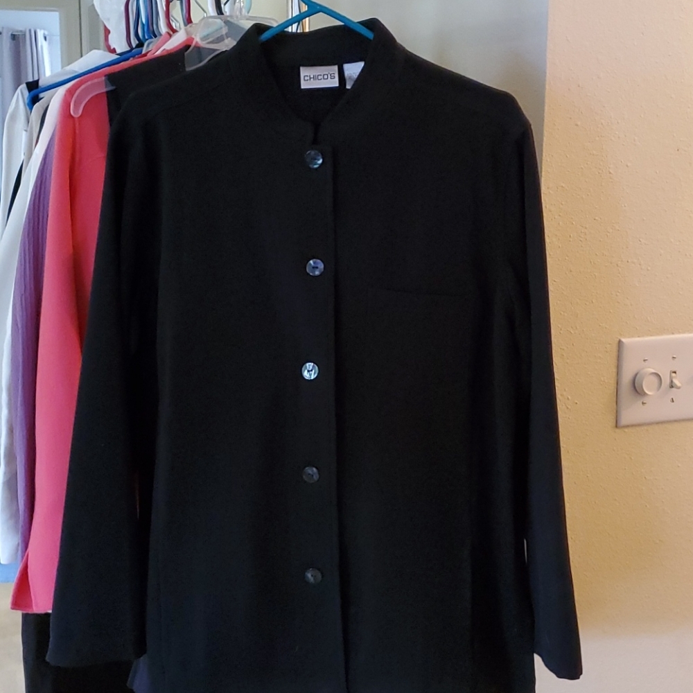 Chicos black casual pantsuit